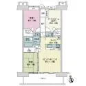 コスモステージ荒川遊園サウスリッジ 間取図