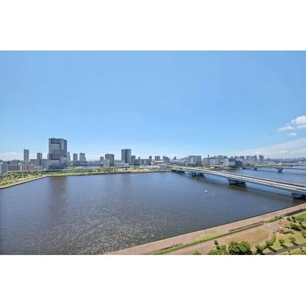 ザ・パークハウス晴海タワーズティアロレジデンス 南向き、晴海運河を望む