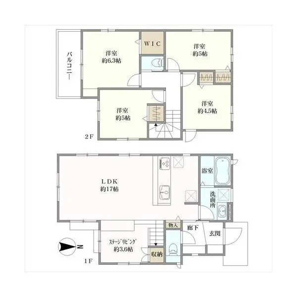 川口市大字安行吉岡 間取図