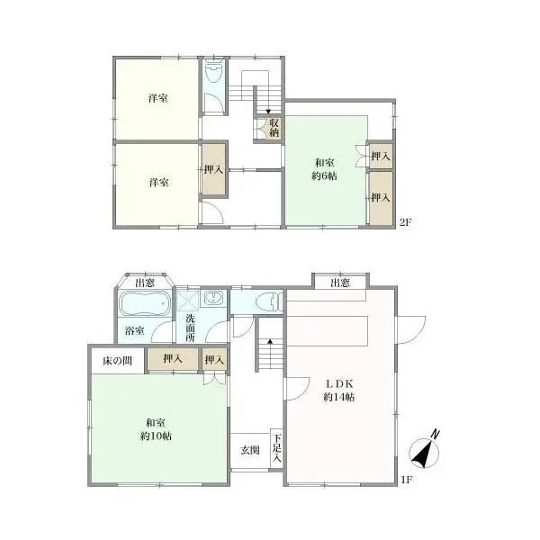 横浜市港南区日野８丁目 間取図