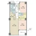 ヴィラージュ白山 間取図