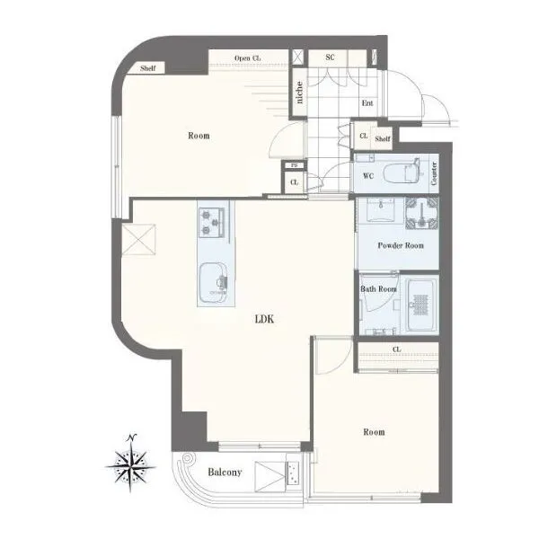 コンド恵比寿 間取図