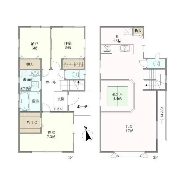 横浜市中区本牧大里町 間取図