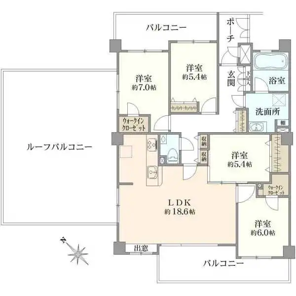 グランドステージ王子 間取図