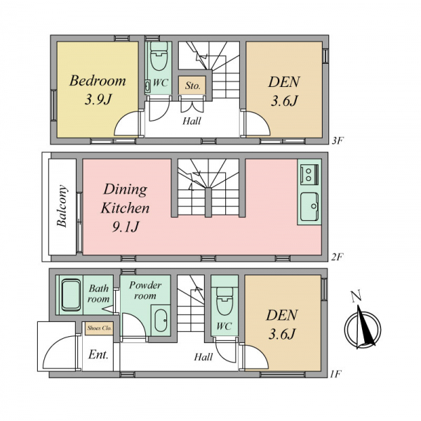 墨田区東向島２丁目 間取図