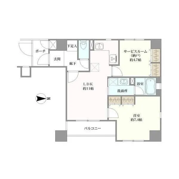 ヴェルリーフ赤羽 間取図