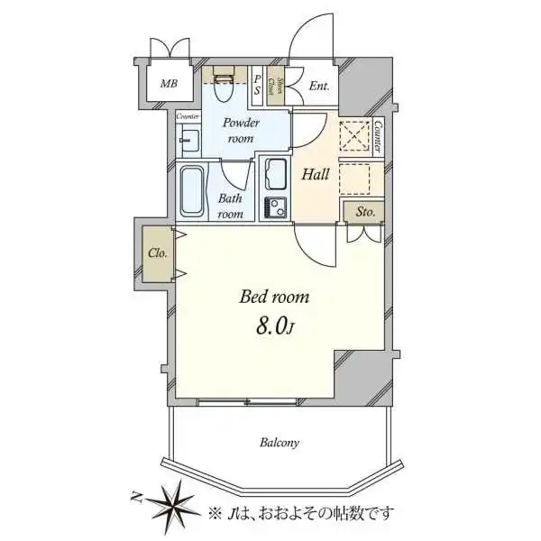 ディアレイシャス北千住 間取図