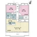 ライオンズビュー生田の杜 間取図