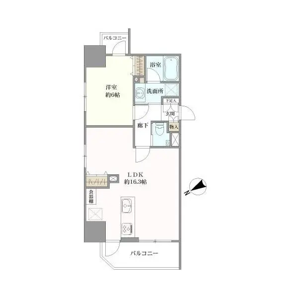 ファインスクェア海老名 間取図