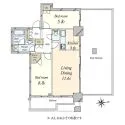 クレストタワー品川シーサイド 間取図