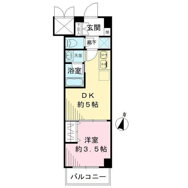 モアエミネンス西新宿 間取図