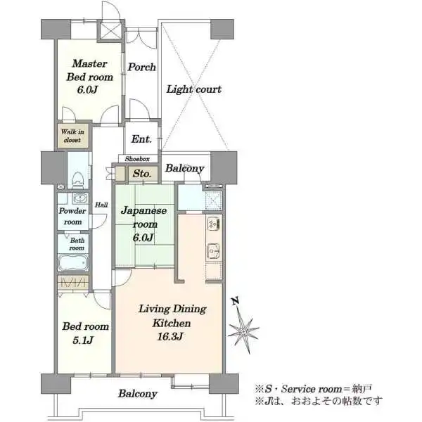 グレース・コート戸田公園 間取図