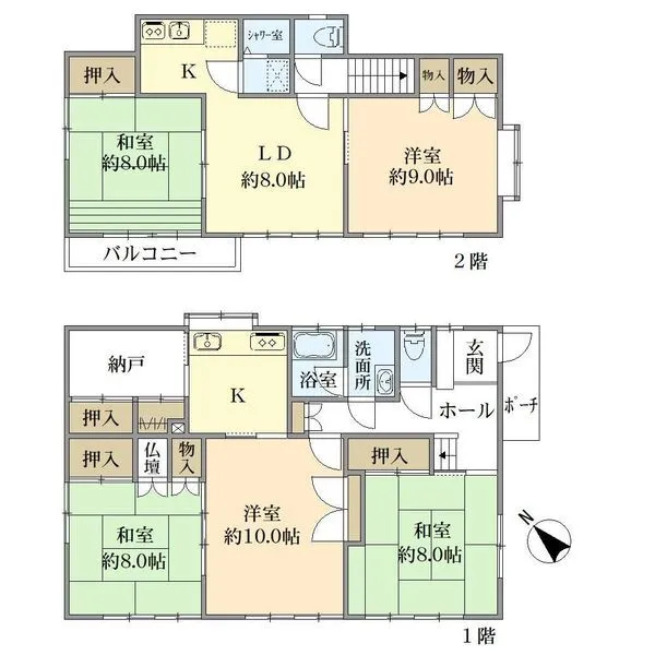 柏市増尾３丁目 間取図