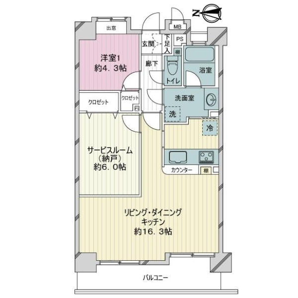 ドラゴンマンション三ノ輪壱番館 間取図