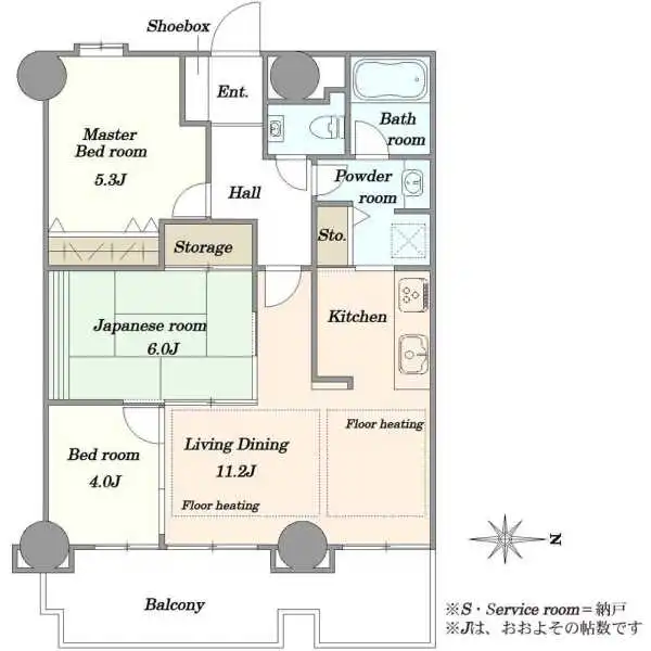 エルザタワー５５ 間取図
