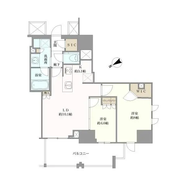プレミスト中野通り 間取図