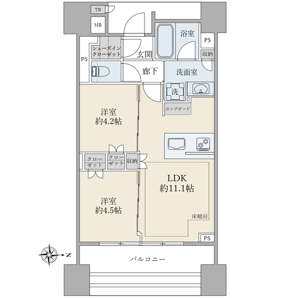 ブリリアタワー八王子 間取図