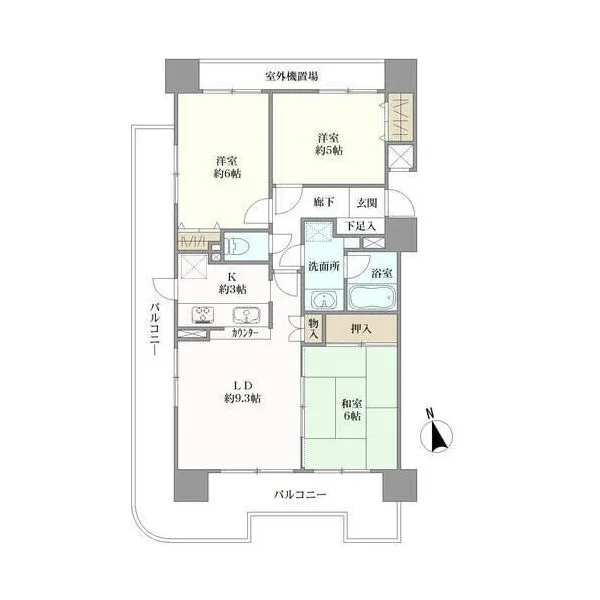 藤沢ガーデンハウス 間取り図