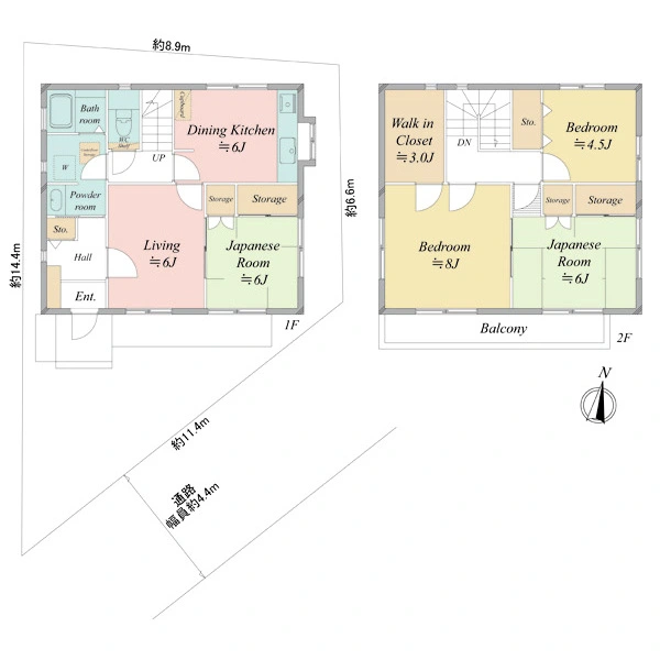 世田谷区上北沢１丁目 間取図