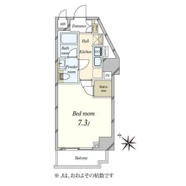 コンシェリア品川CROSSIA 間取図