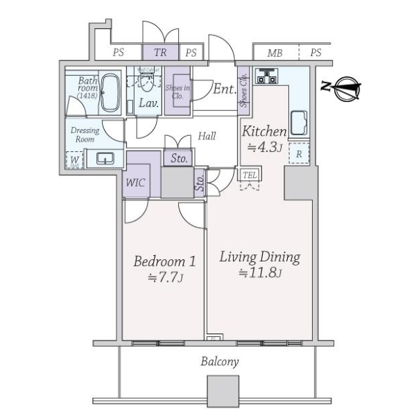 ザ・梅田タワー 間取図