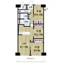 南海住吉清水丘グリーンハイツ 間取図