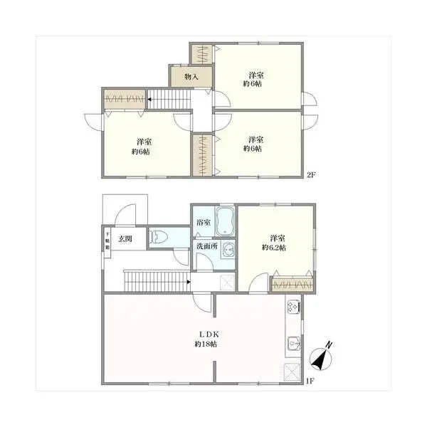 名古屋市天白区土原４丁目 間取図