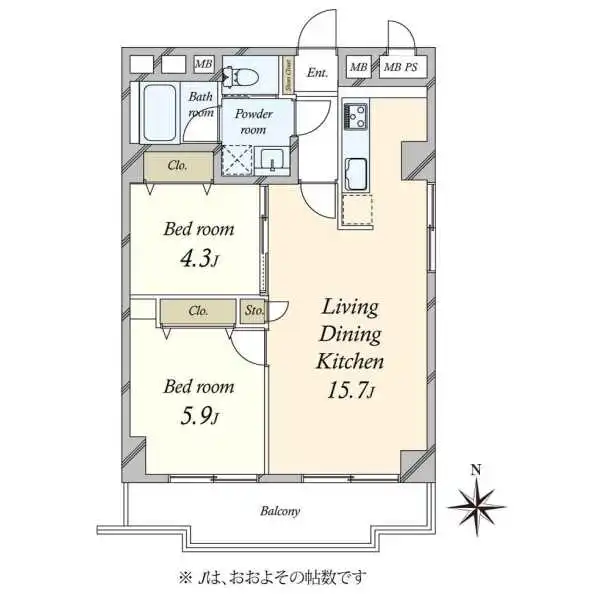ニューハイツ大森 間取図