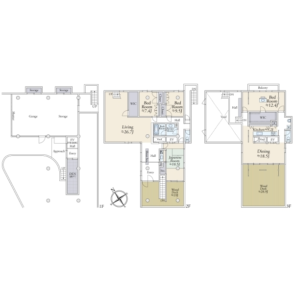 豊中市東豊中町３丁目 間取図