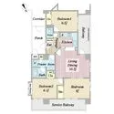 ダイアパレス船堀 間取図