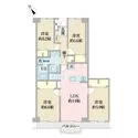 西武拝島ハイツ2号棟 間取図