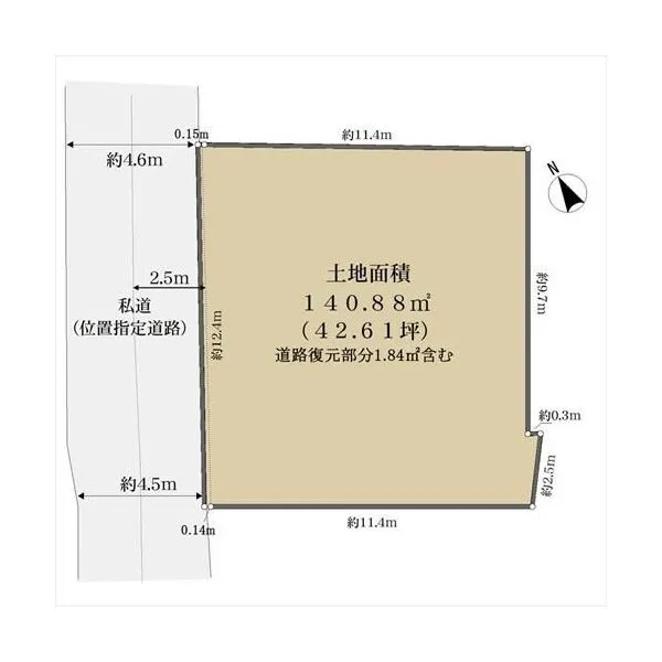 武蔵野市吉祥寺本町３丁目 区画図
