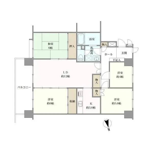 新ゆりグリンタウンさつき街区 間取図