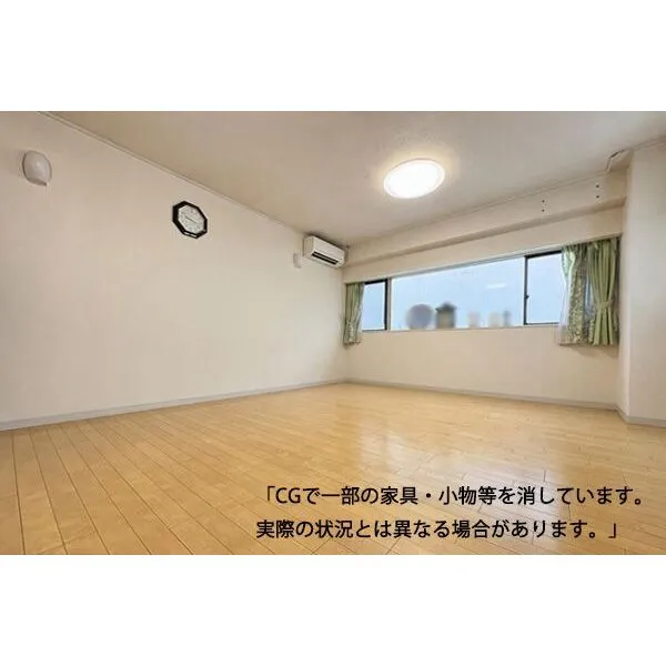 たのもきシャルム 南向き18帖LDKの開放感。ゆとりある空間設計が魅力の住まいです※家具消し加工済み