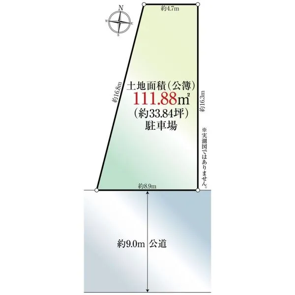 名古屋市中村区長戸井町４丁目 地形図
