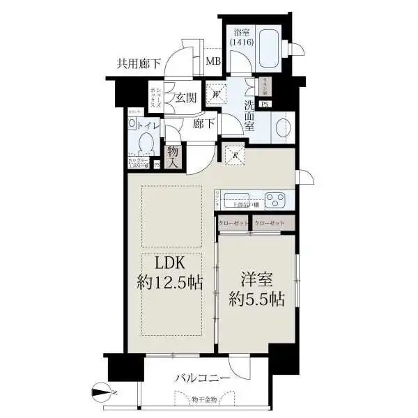 ルーシア烏丸御池 間取図