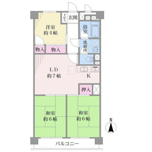 南幸第２ＫＳマンション 間取図