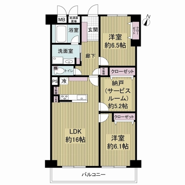 吹田芙蓉ハイツ 間取図