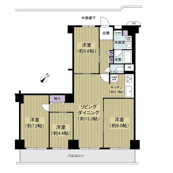 コンドミニアム葛西 間取図