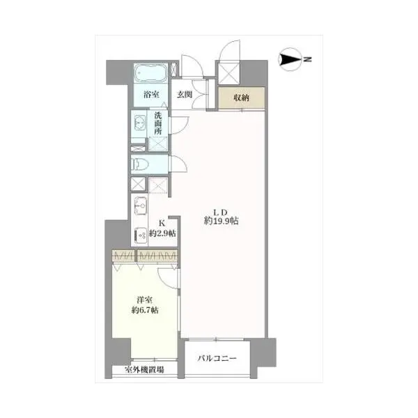 ファヴィエ四条西洞院 間取図