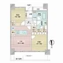 アーバンドックパークシティ豊洲コートＣ 間取図