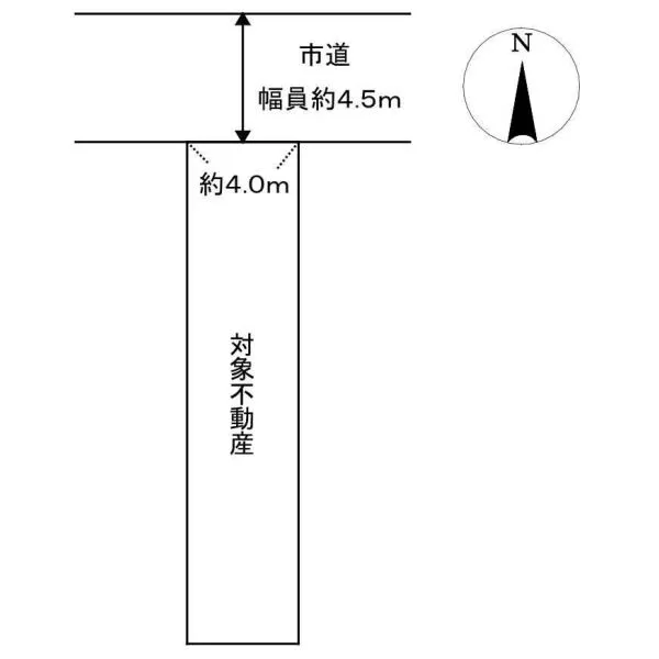 大阪市東住吉区田辺５丁目 間取図