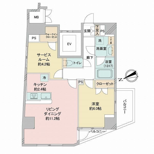 フェルクルールプレスト三ノ輪駅前 間取図