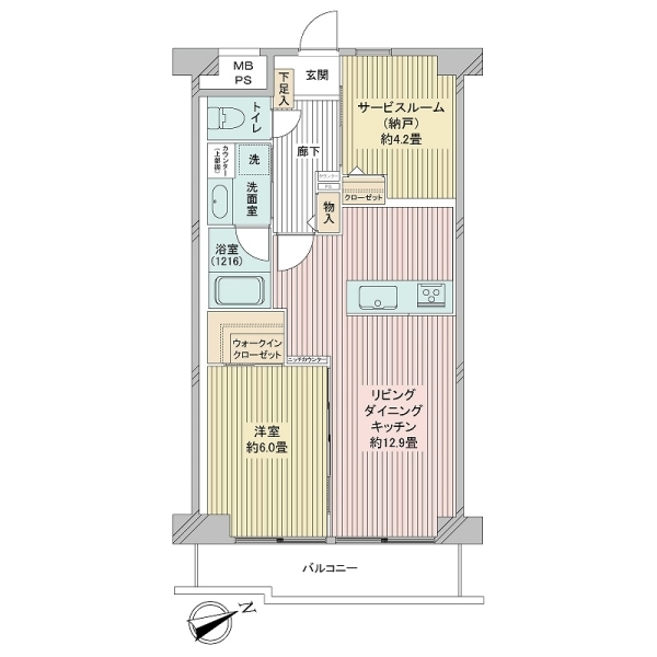 ソフトタウン大森 間取図