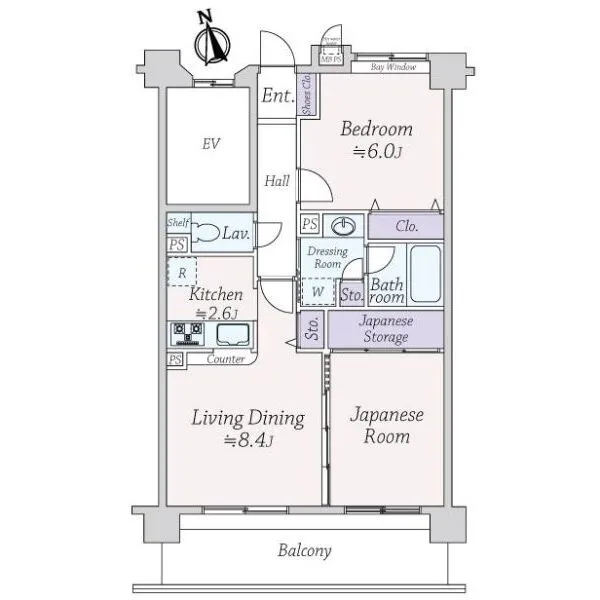 ライオンズガーデン田無 間取図