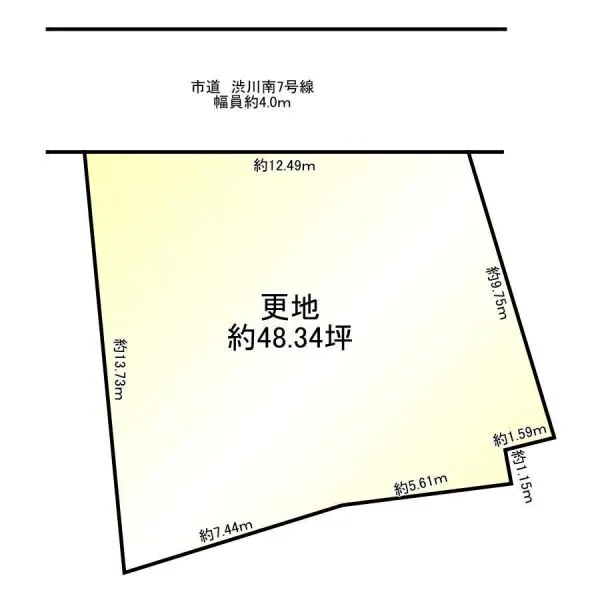 草津市渋川2丁目 間取図