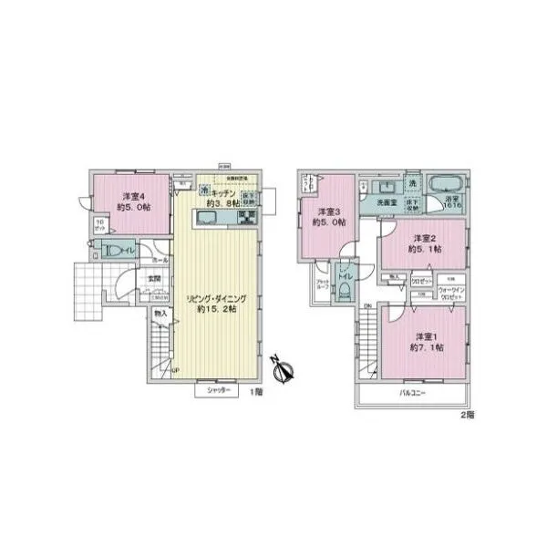 名古屋市千種区赤坂町５丁目 間取図