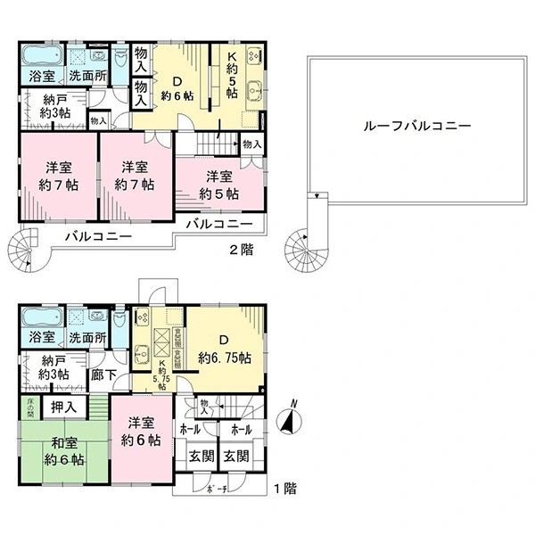 日野市旭が丘４丁目 間取図