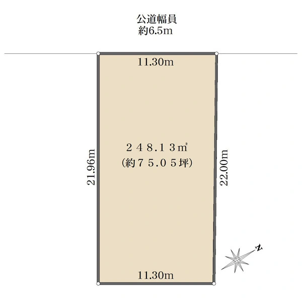 芦屋市朝日ケ丘町 間取図