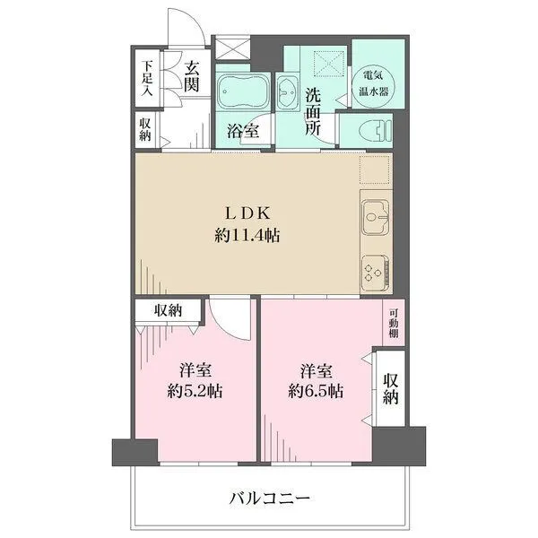 南大井アーバンハイツ 間取図